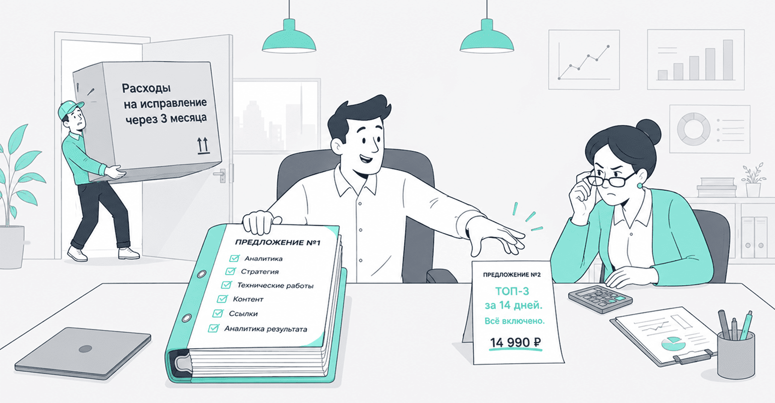 Почему дешёвое SEO кажется выгодным